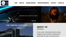 What Empiremumbai.com website looked like in 2018 (5 years ago)