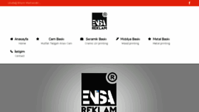 What Ensareklam.com website looked like in 2018 (5 years ago)