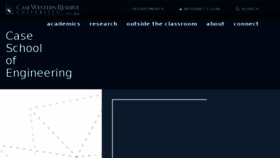 What Engineering.case.edu website looked like in 2018 (5 years ago)