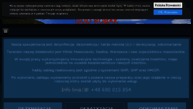 What Edddrobak.pl website looked like in 2018 (8 years ago)