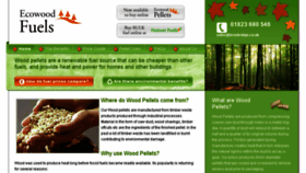 What Ecowoodfuels.co.uk website looked like in 2018 (5 years ago)