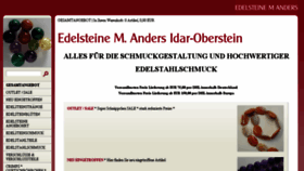 What Edelsteine-m-anders.de website looked like in 2018 (5 years ago)