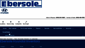 What Ebersolehyundai.com website looked like in 2018 (5 years ago)