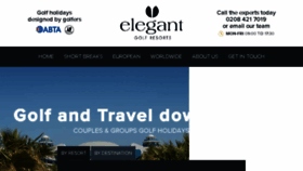 What Elegantgolfresorts.com website looked like in 2018 (5 years ago)