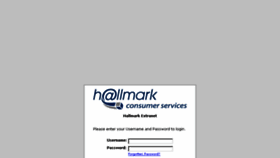 What Extranet.hallmarkconsumer.co.uk website looked like in 2018 (5 years ago)