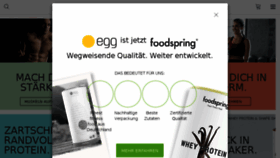 What Egg.de website looked like in 2018 (5 years ago)