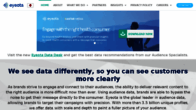 What Eyeota.net website looked like in 2018 (5 years ago)