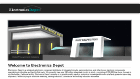 What Eledepot.com website looked like in 2018 (5 years ago)