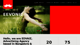 What Edvaiz.com website looked like in 2018 (5 years ago)