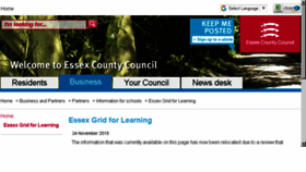 What E-gfl.org website looked like in 2018 (5 years ago)