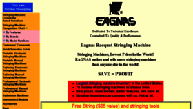 What Eagnas.com website looked like in 2018 (5 years ago)