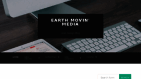 What Earthmovinmedia.com website looked like in 2018 (5 years ago)