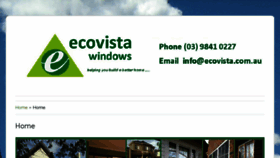 What Ecovista.com.au website looked like in 2018 (5 years ago)