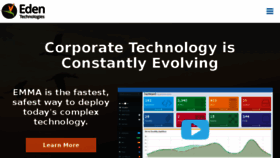 What Edentechnologies.com website looked like in 2018 (5 years ago)