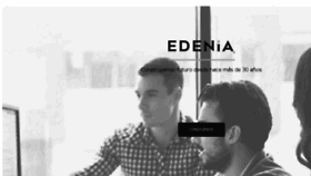 What Edenia.com website looked like in 2018 (5 years ago)
