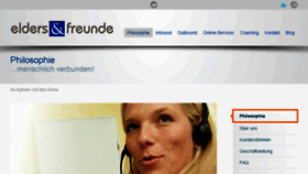 What Eldersundfreun.de website looked like in 2018 (5 years ago)