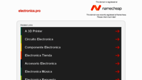 What Electronica.pro website looked like in 2018 (5 years ago)