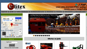 What Elitex.cl website looked like in 2018 (5 years ago)