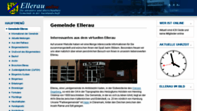 What Ellerau.de website looked like in 2018 (5 years ago)