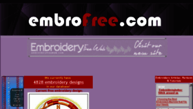 What Embrofree.com website looked like in 2018 (5 years ago)