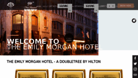 What Emilymorganhotel.com website looked like in 2018 (5 years ago)