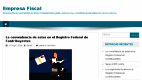 What Emprefiscal.com.mx website looked like in 2018 (5 years ago)
