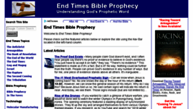 What End-times-bible-prophecy.com website looked like in 2018 (5 years ago)