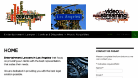 What Entertainmentlawyerlosangeles.com website looked like in 2018 (5 years ago)