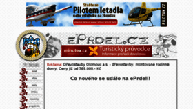 What Eprdel.cz website looked like in 2018 (5 years ago)