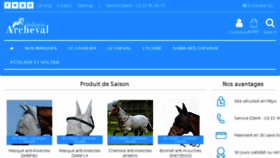 What Equipement-archeval.fr website looked like in 2018 (5 years ago)