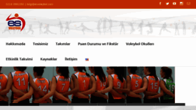 What Esvoleybol.com website looked like in 2018 (5 years ago)