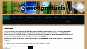 What E-woodproducts.be website looked like in 2018 (5 years ago)