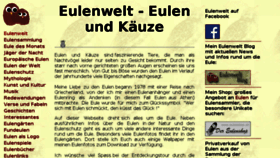 What Eulenwelt.de website looked like in 2018 (5 years ago)