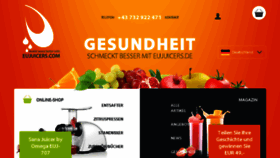 What Eujuicers.de website looked like in 2018 (5 years ago)