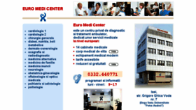 What Euromedicenter.ro website looked like in 2018 (5 years ago)