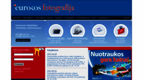 What Eurokosfoto.lt website looked like in 2018 (5 years ago)