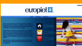 What Europiel.com.do website looked like in 2018 (5 years ago)