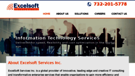 What Excelsoftservices.com website looked like in 2018 (5 years ago)