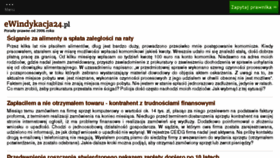 What Ewindykacja24.pl website looked like in 2018 (5 years ago)