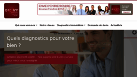 What Exim-expertises.fr website looked like in 2018 (5 years ago)