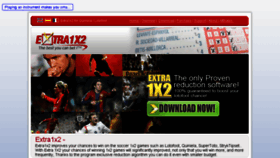 What Extra1x2.com website looked like in 2018 (7 years ago)