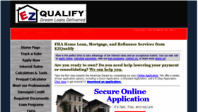 What Ezqualify.net website looked like in 2018 (5 years ago)