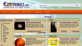 What Ezoterika.cz website looked like in 2018 (5 years ago)