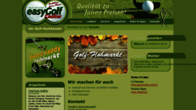 What Easygolf.at website looked like in 2018 (5 years ago)