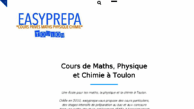 What Easyprepa.fr website looked like in 2018 (5 years ago)