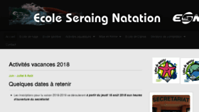 What Esn-seraing.be website looked like in 2018 (5 years ago)