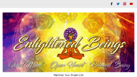 What Enlightenedbeings.com website looked like in 2018 (5 years ago)
