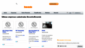 What Encontraresende.com.br website looked like in 2018 (5 years ago)