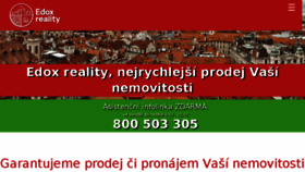 What Edoxreality.cz website looked like in 2018 (5 years ago)