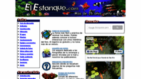What Elestanque.com website looked like in 2018 (5 years ago)